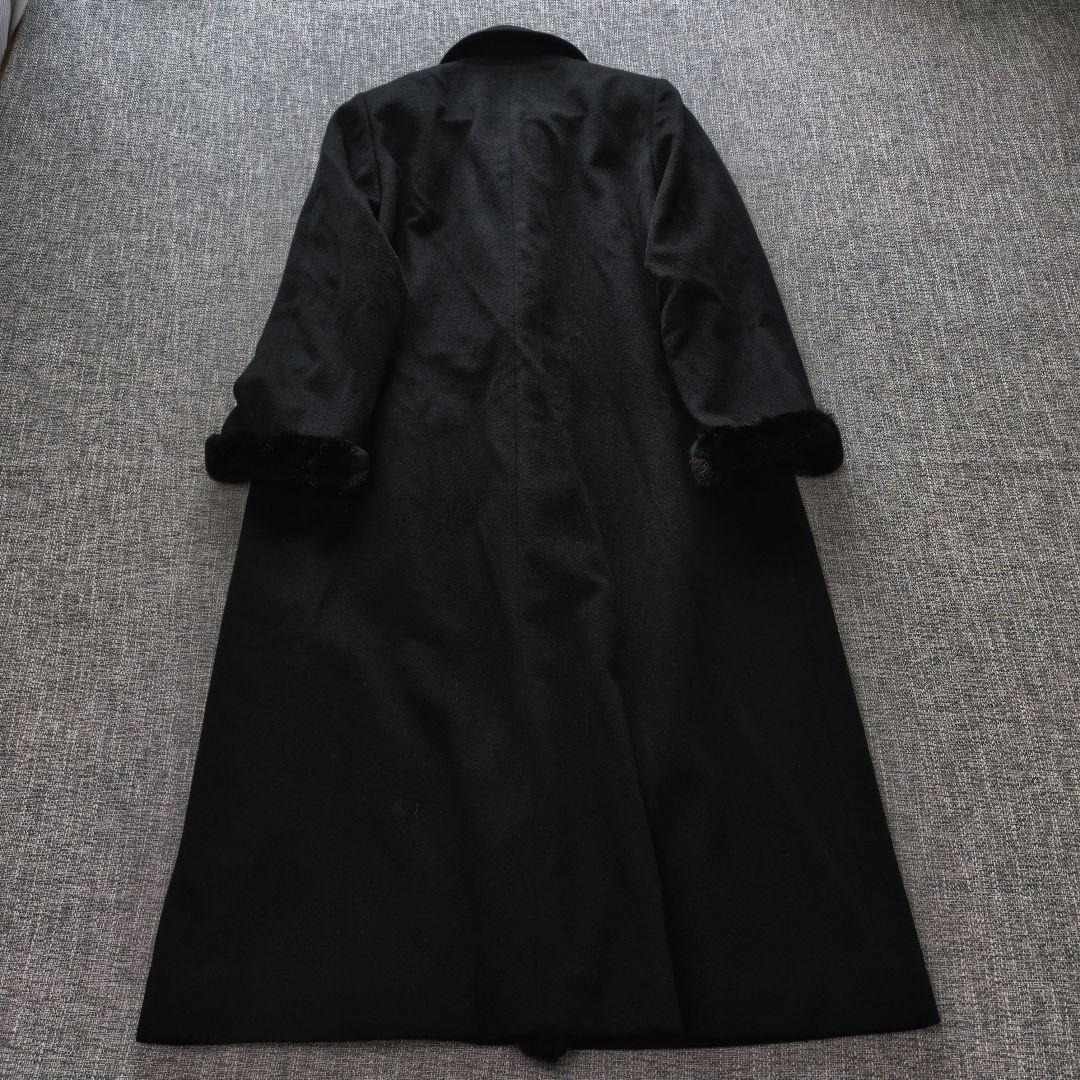 カシミヤ100% ミンクファー レディース バルマカーンコート 日本製 カシミヤ100% ミンクファー レディース バルマカーンコート 日本製
