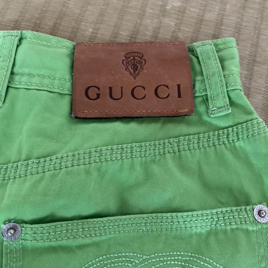 GUCCI グリーン ひざ丈スカート♡ゴルフにも♡