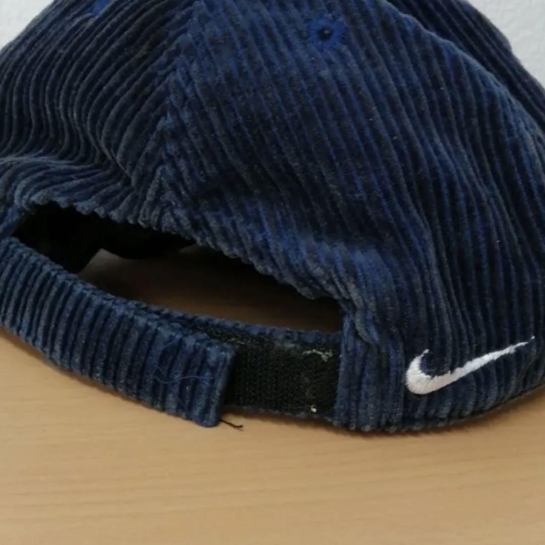 USA製 90s NIKE Wide Corduroy Hunting Cap 黒 L ナイキ 太畝