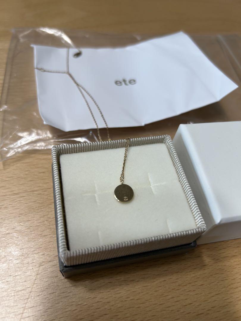 美品】ete K10 YG レイ ネックレス 45cm