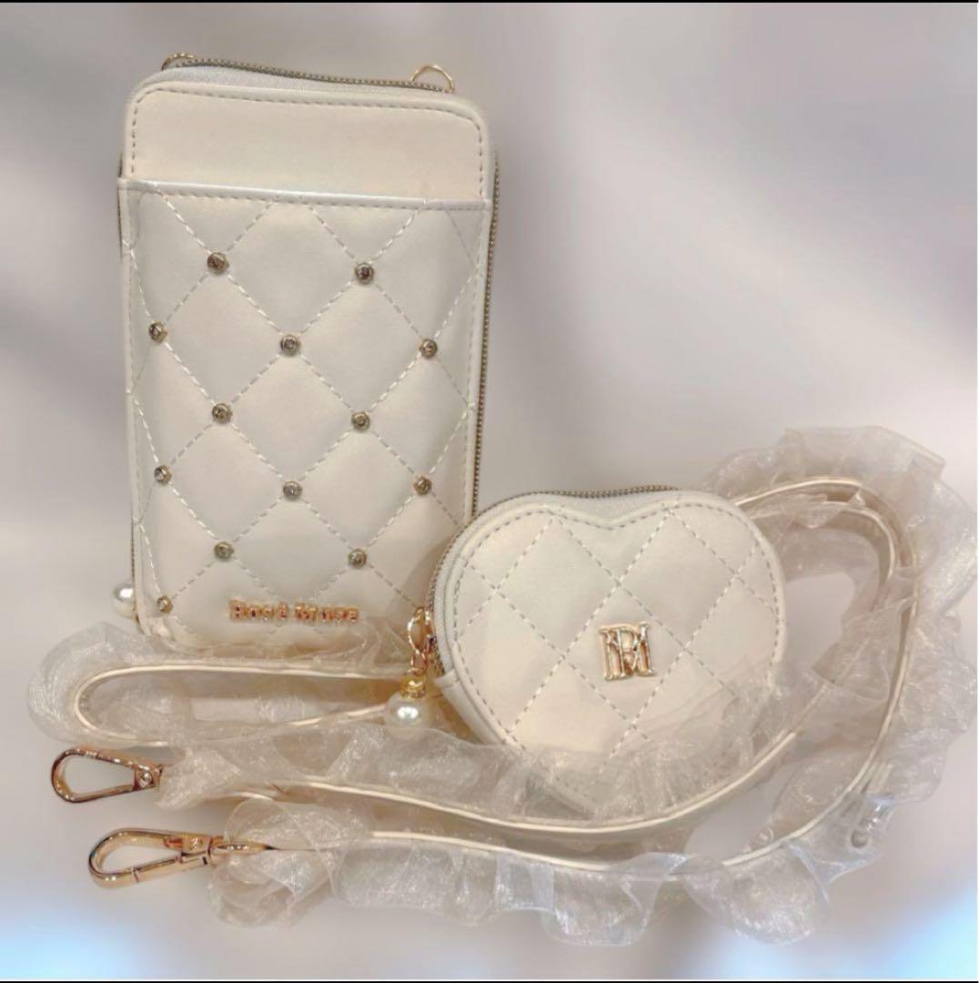 RoséMuse organ frill mini shoulder アイボリー