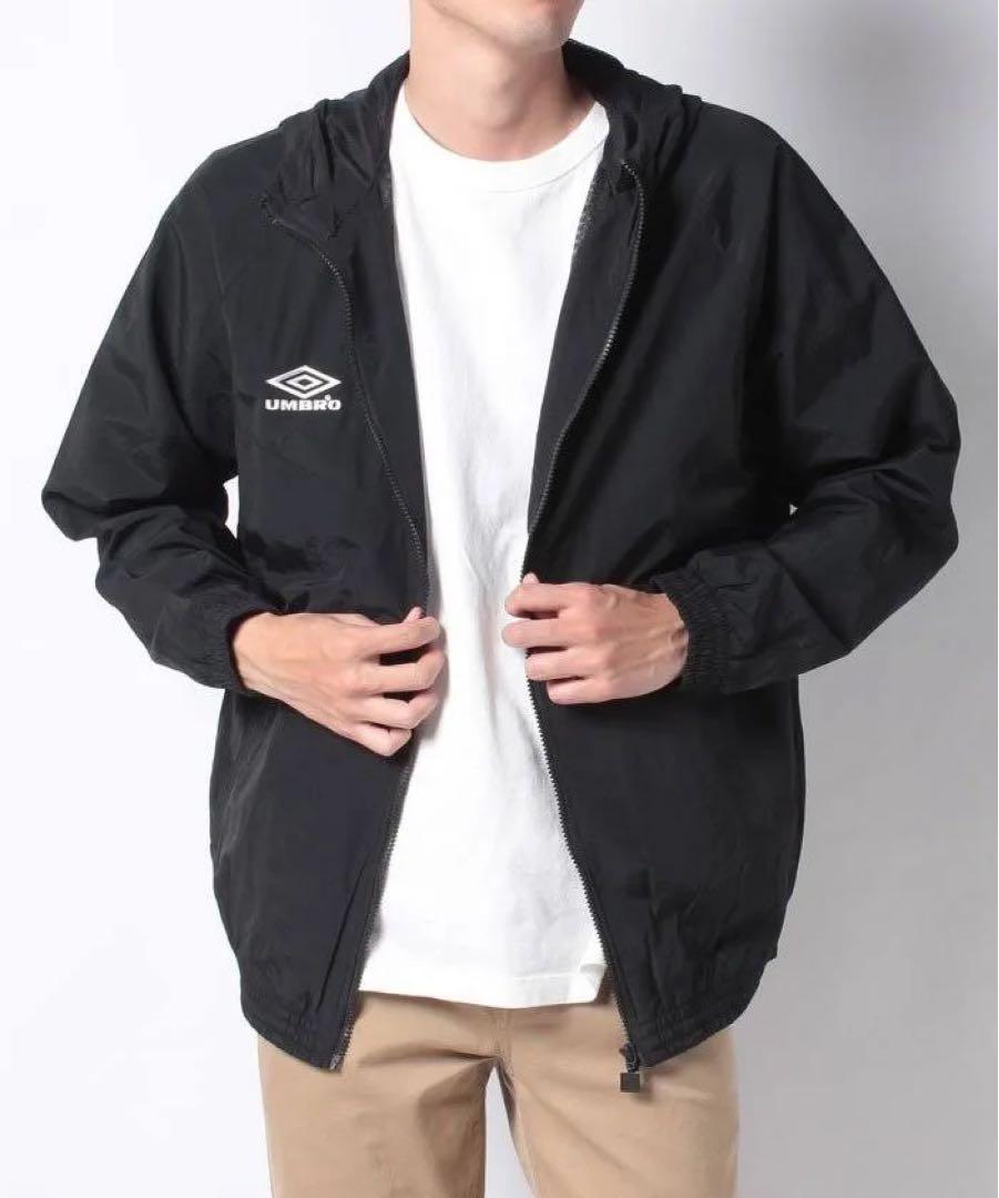 新品 UMBRO ナイロンジャケット ユニセックス SS ウインドブレーカー 黒