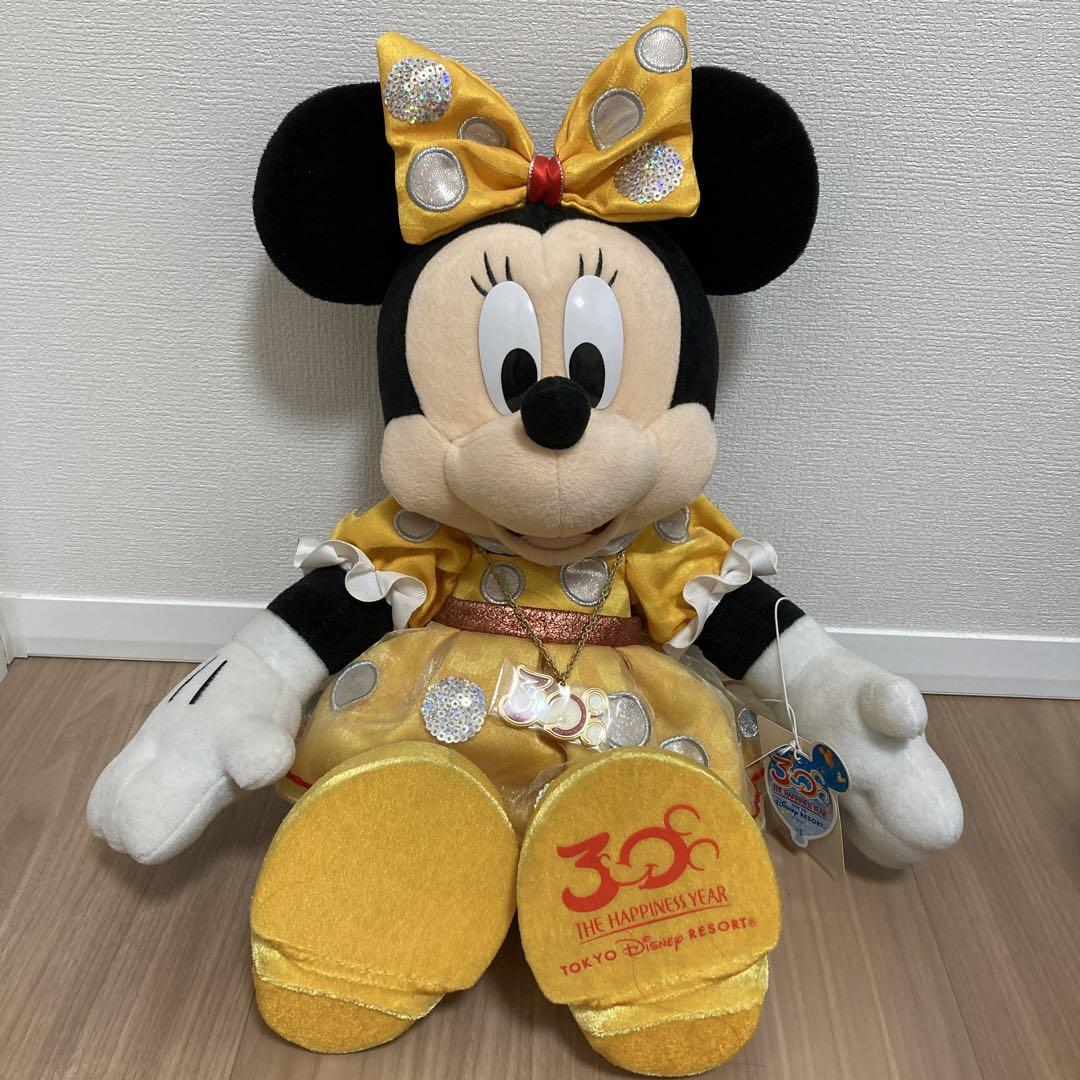 東京ディズニーランド　ミニー ぬいぐるみ 30周年記念　特大
