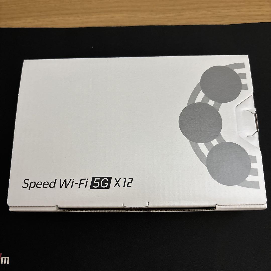 極美品　Speed Wi-Fi 5G X12 無線LANルーター