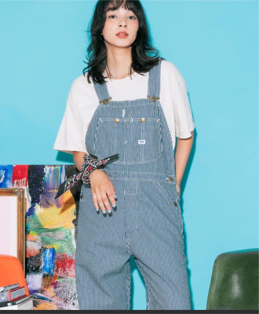 SALE/55%OFF】 極美品 LEE ストレート Lサイズ デニムオーバーオール