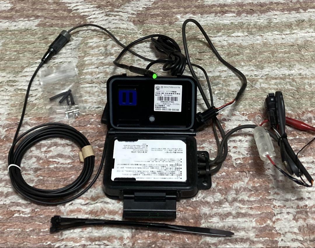 オートバイ用 ETC 車載器 JRM-11 バイク用 セットアップ済