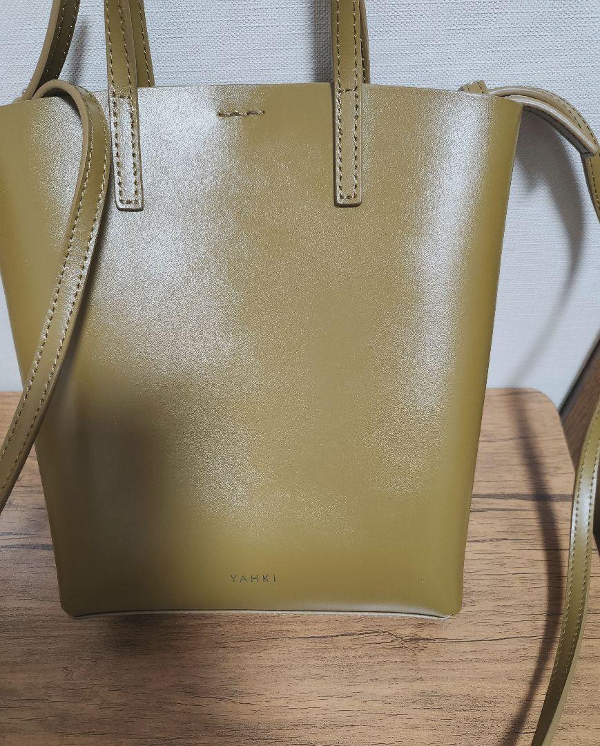 YAHKI オリーブグリーン ショルダーバッグ ※買いてなければ処分予定 YAHKI オリーブグリーン ショルダーバッグ ※買いてなければ処分