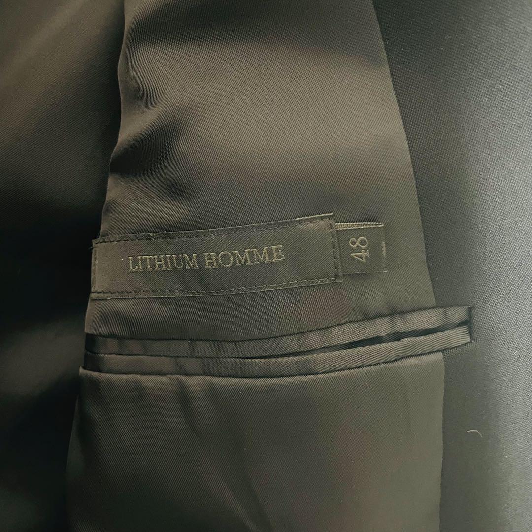 LITHIUM HOMME ブラック テーラードジャケット