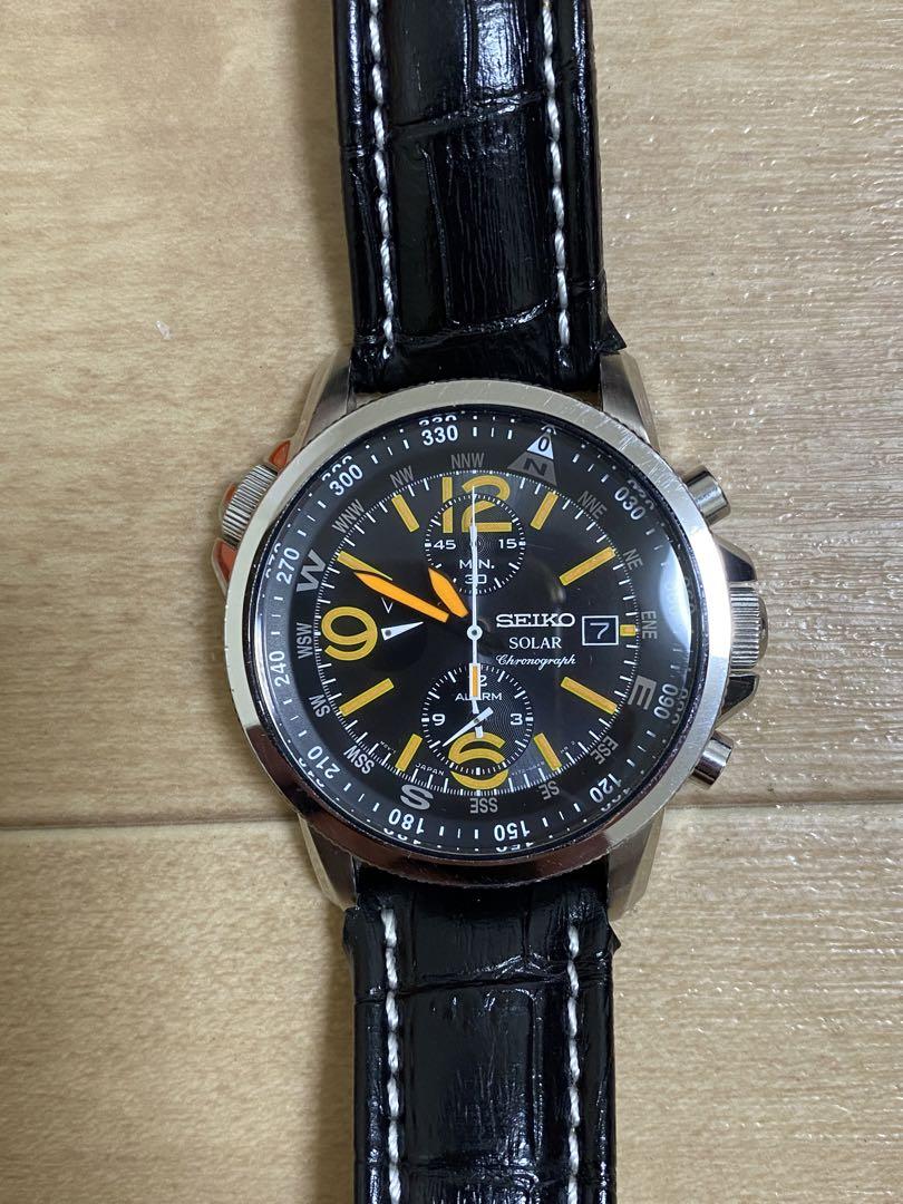 SEIKO ソーラー腕時計orient seiko citizen tissot
