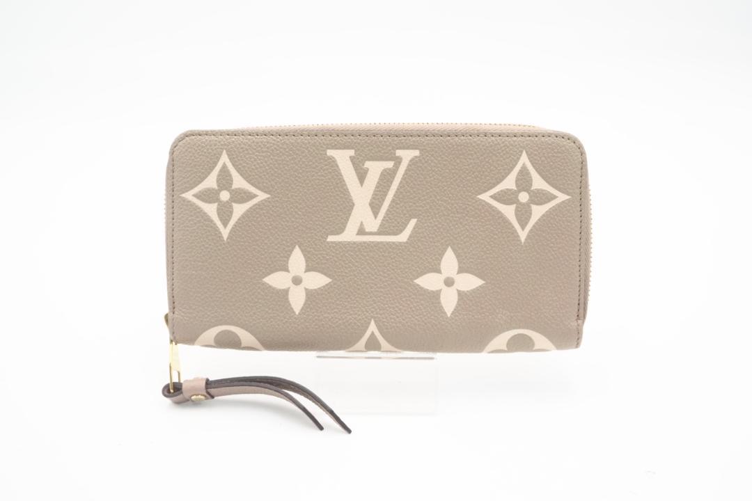 LOUIS VUITTON ラウンドファスナー長財布 アンプラント バイカラー