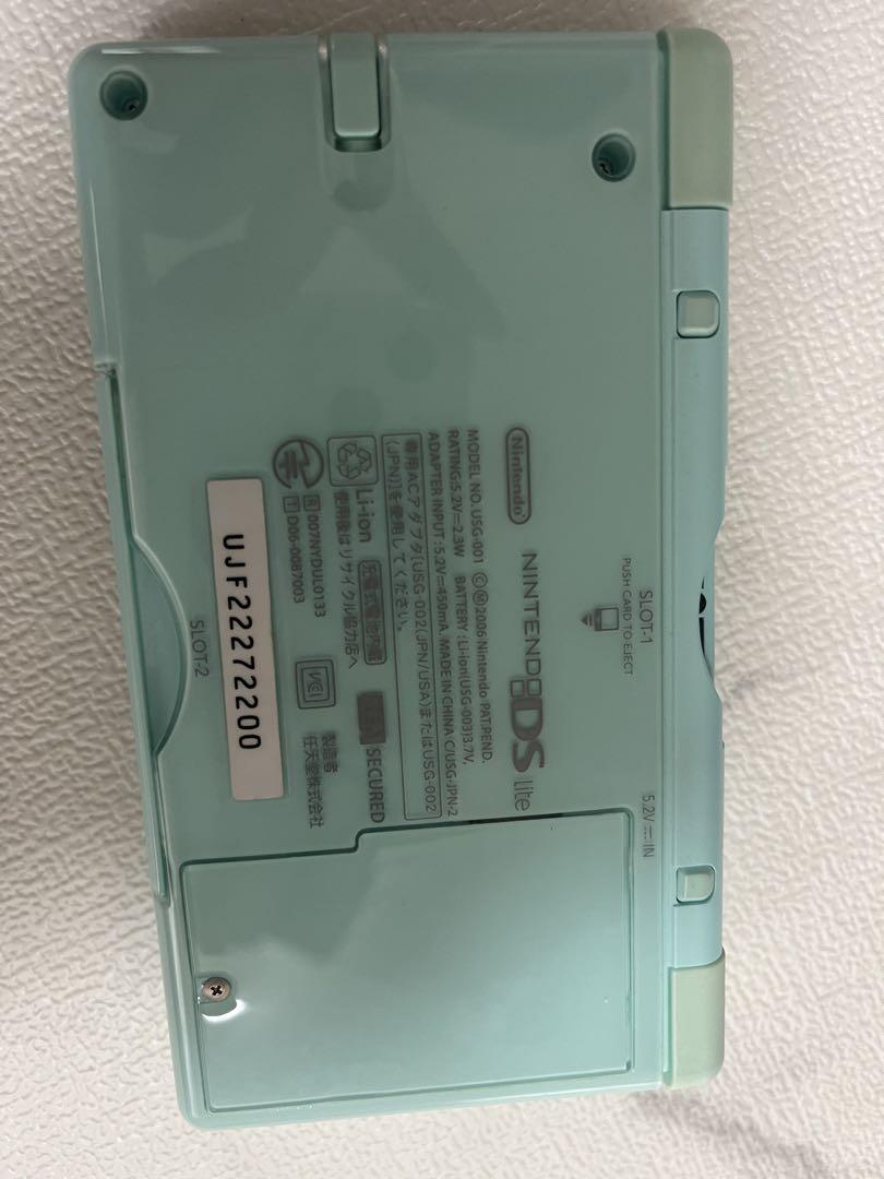 【美品 】 DS Lite /DSライト本体 アイスブルー 箱付