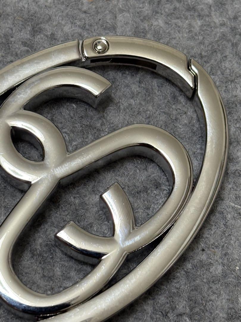 Stussy SS LINK CARABINER Silver カラビナ ④ SS Link Twist Carabiner – Brushed Nickel | Accessories | Stüssy