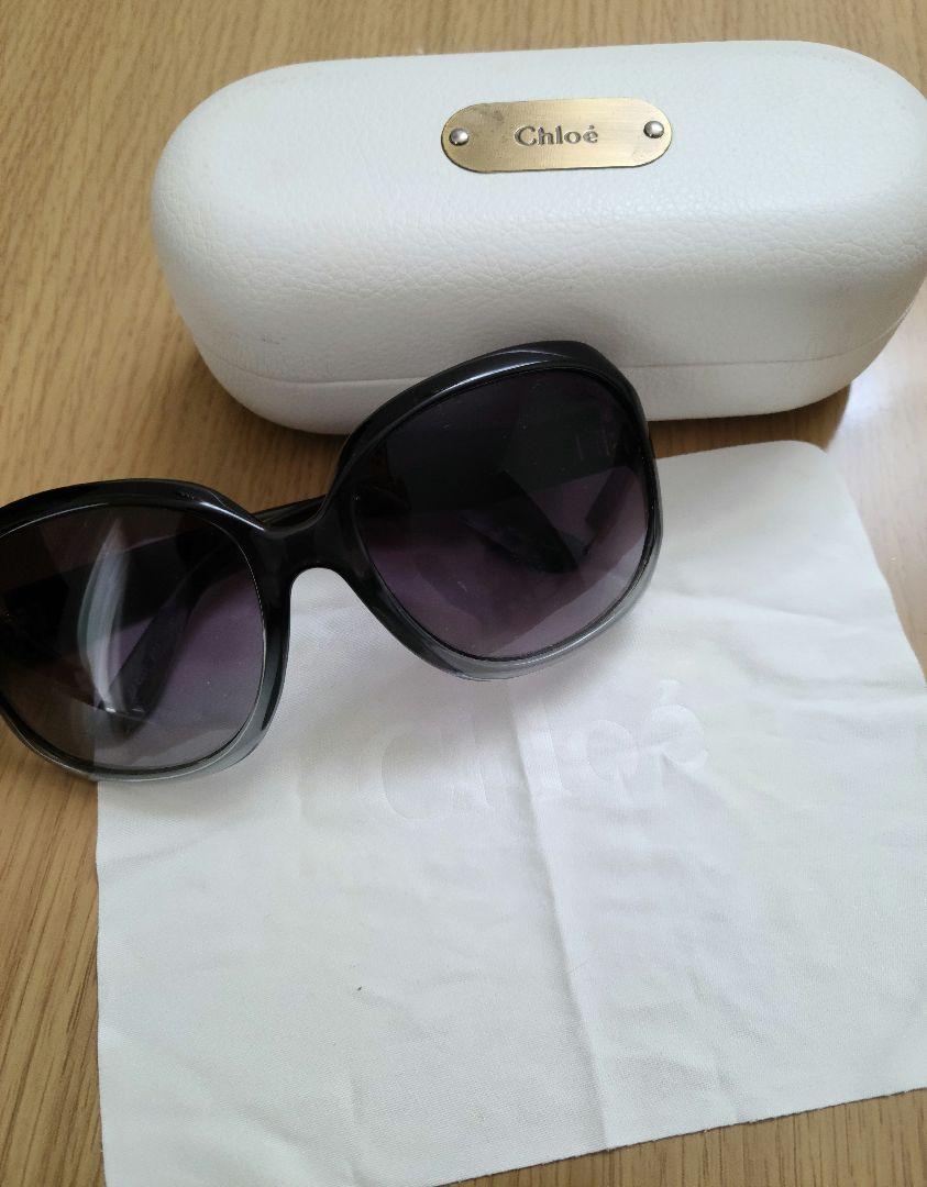 新品・未使用)Chloé ブラック サングラス ケース付き CL2227