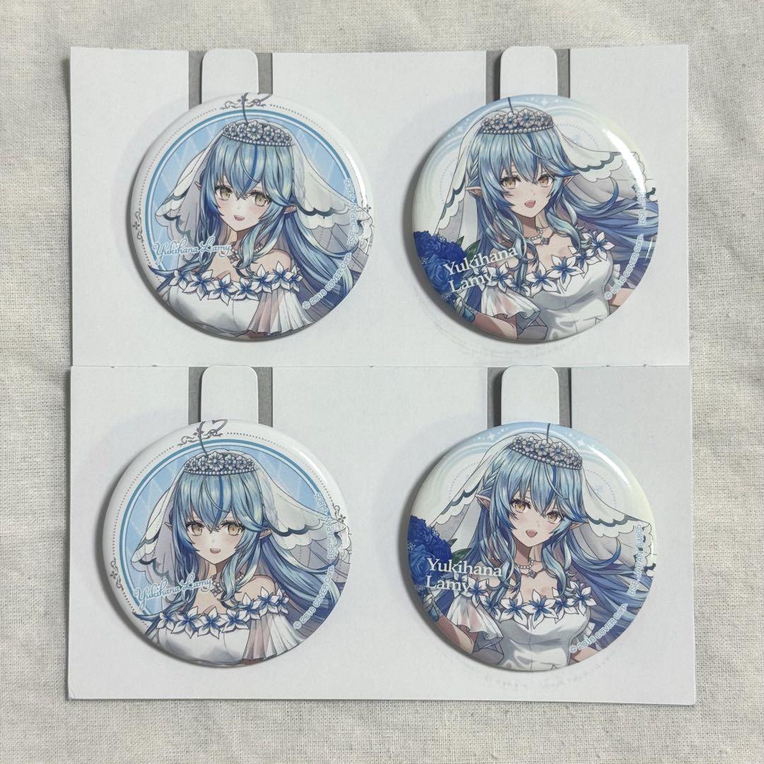 ホロライブ 一番くじ 雪花ラミィ 缶バッジ - メルカリ