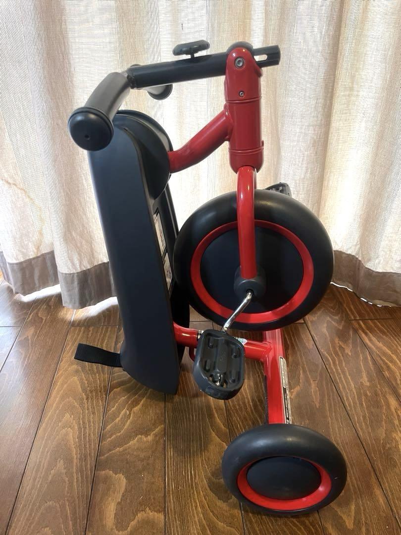 【美品】 三輪車:ディーバイク ダックス（D-Bike dax 赤/黒 ）