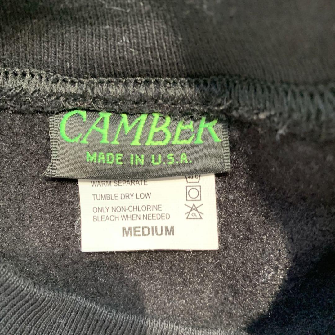 camber #234 クルーネックスウェット　black