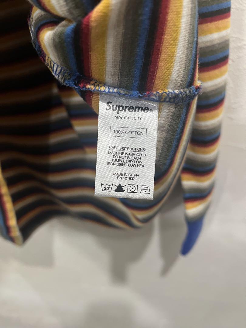 Supreme マルチカラー ボーダー　サイズM