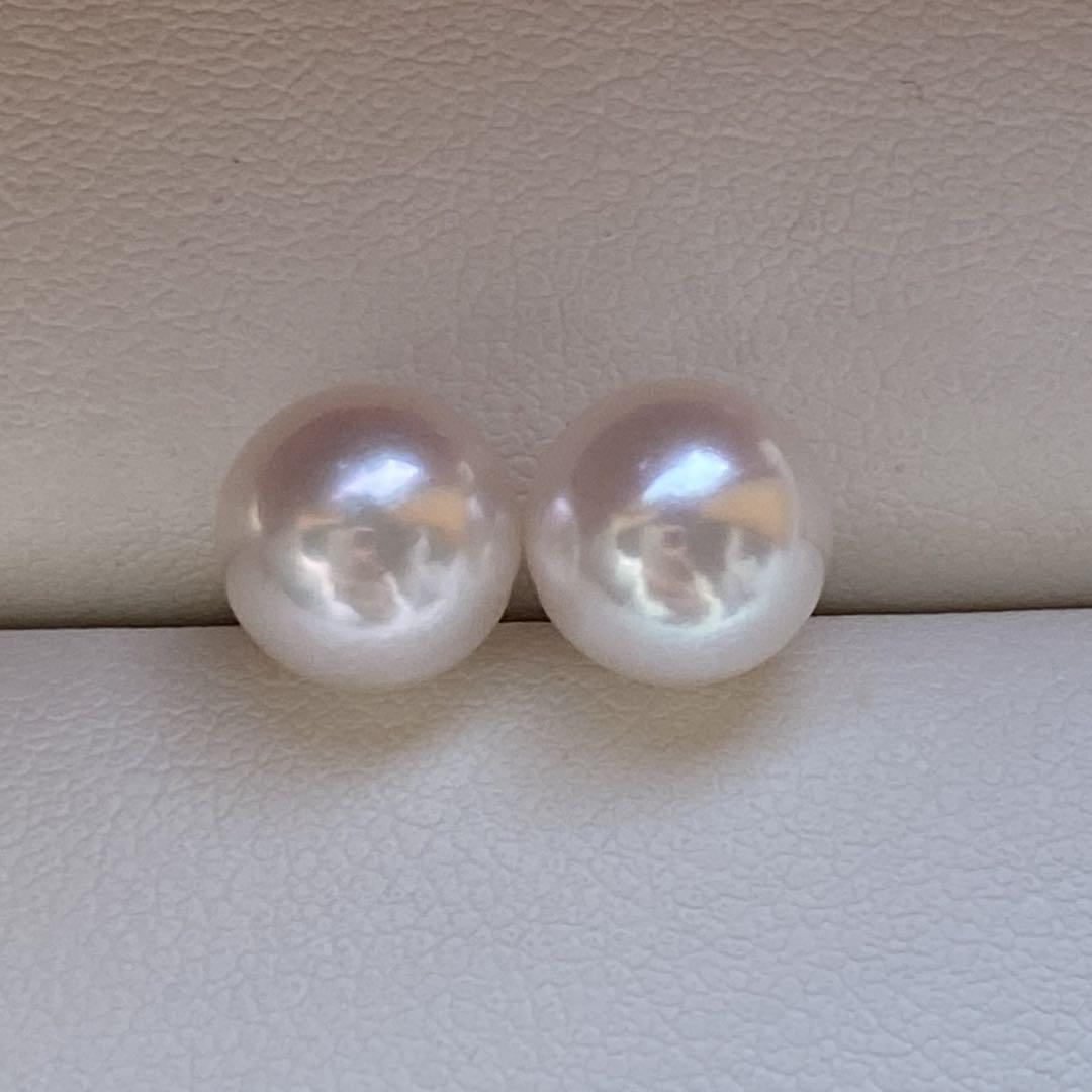 【コンビニ受取対応商品】 881 高品質❣️18k！あこや真珠！テリすごく良い！8.5-9mmパール アクセサリー