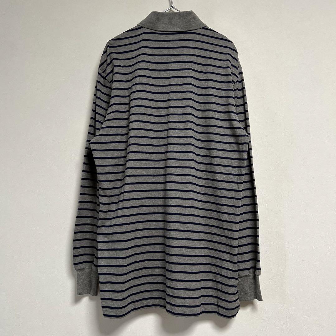美品 90s POLO Ralph Lauren 長袖ポロシャツ ボーダー