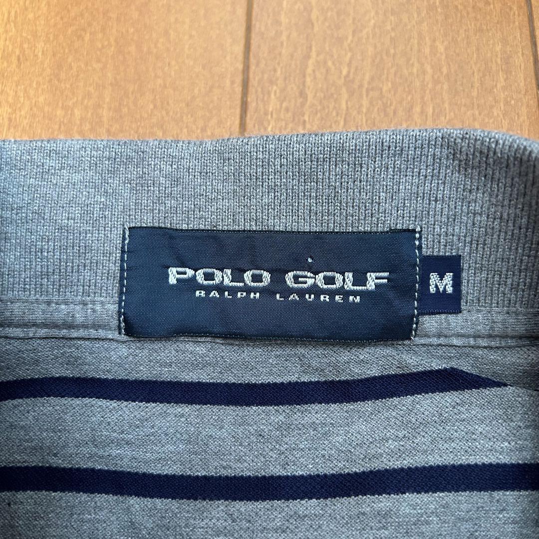 美品 90s POLO Ralph Lauren 長袖ポロシャツ ボーダー