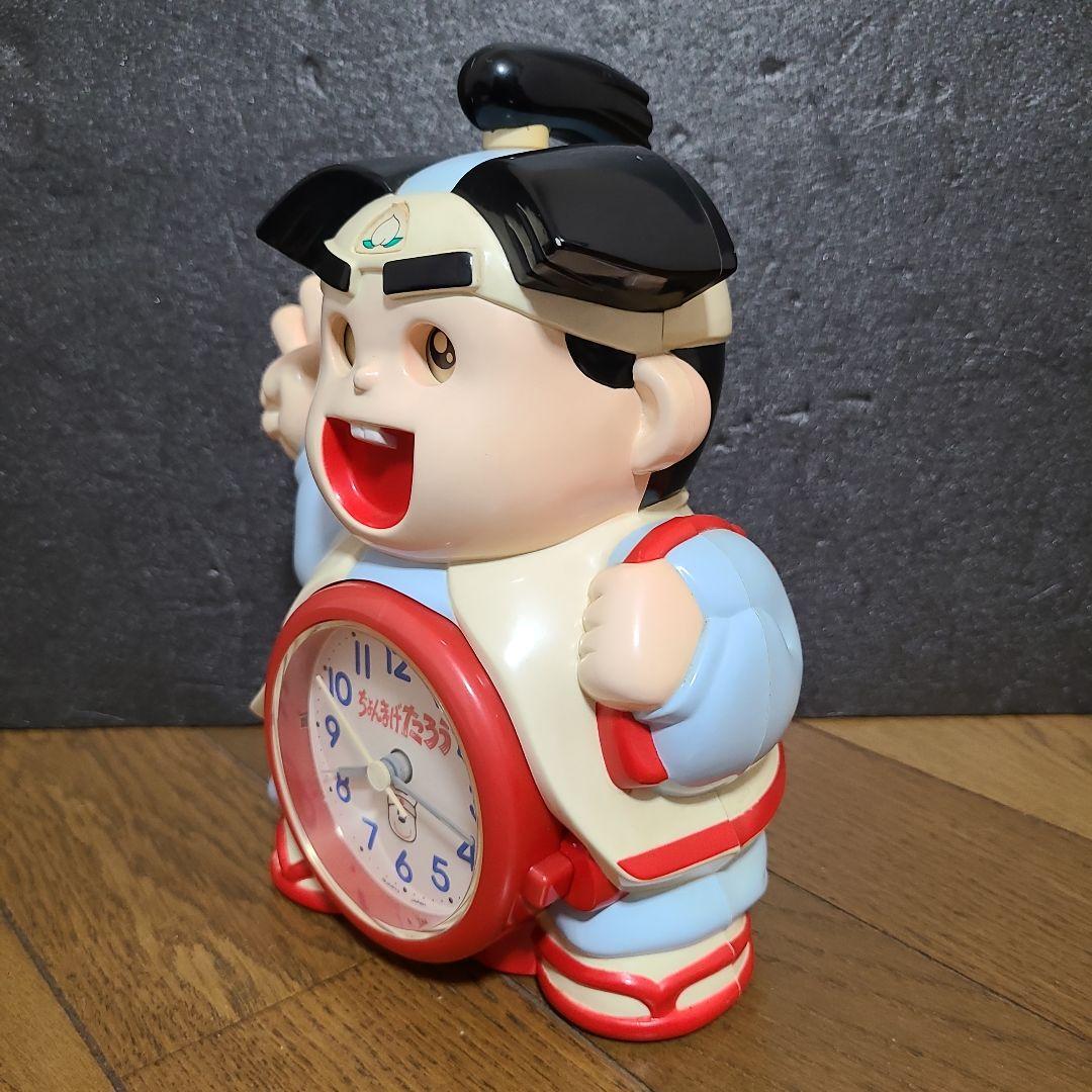 激安！特価品 SEIKOレトロ目覚ましちょんまげたろう メイドインジャパン 声が アイドル