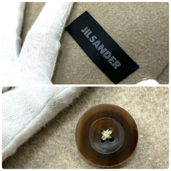 格安豊富な 美品 JIL SANDER ピーコート ウール ベージュ サイズ46 kLmF0-m84095481712 低価大特価