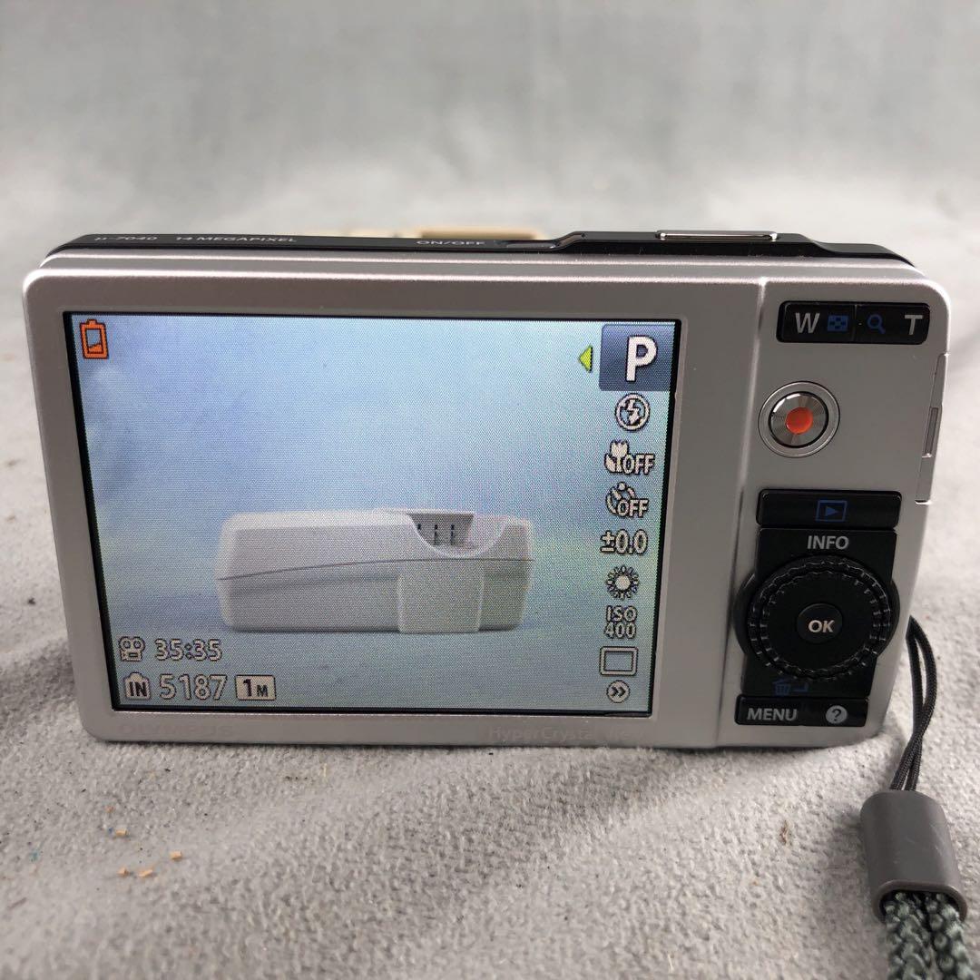 OLYMPUS μ-7040 ピンク 新品バッテリー付 ☆ OLYMPUS μ-7040 ピンク