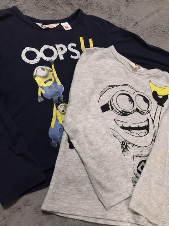 メルカリ H M キッズ ミニオン 長袖tシャツ 2枚セット トップス Tシャツ カットソー 1 150 中古や未使用のフリマ メルカリ H M キッズ ミニオン 長袖tシャツ 2枚セット トップス Tシャツ カットソー 1 150 中古や未使用のフリマ