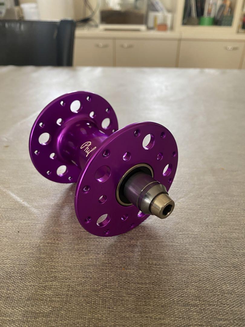 PHILWOOD Pro  track hub 前後セット purple