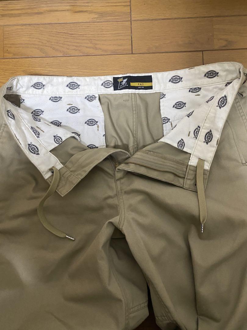美品 FAT Dickiesコラボ チノパンツ XL