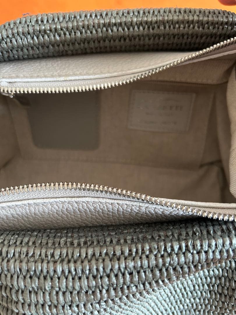 DAMAコレクション イタリアLANZETTI製 コンビ素材2WAYバッグ