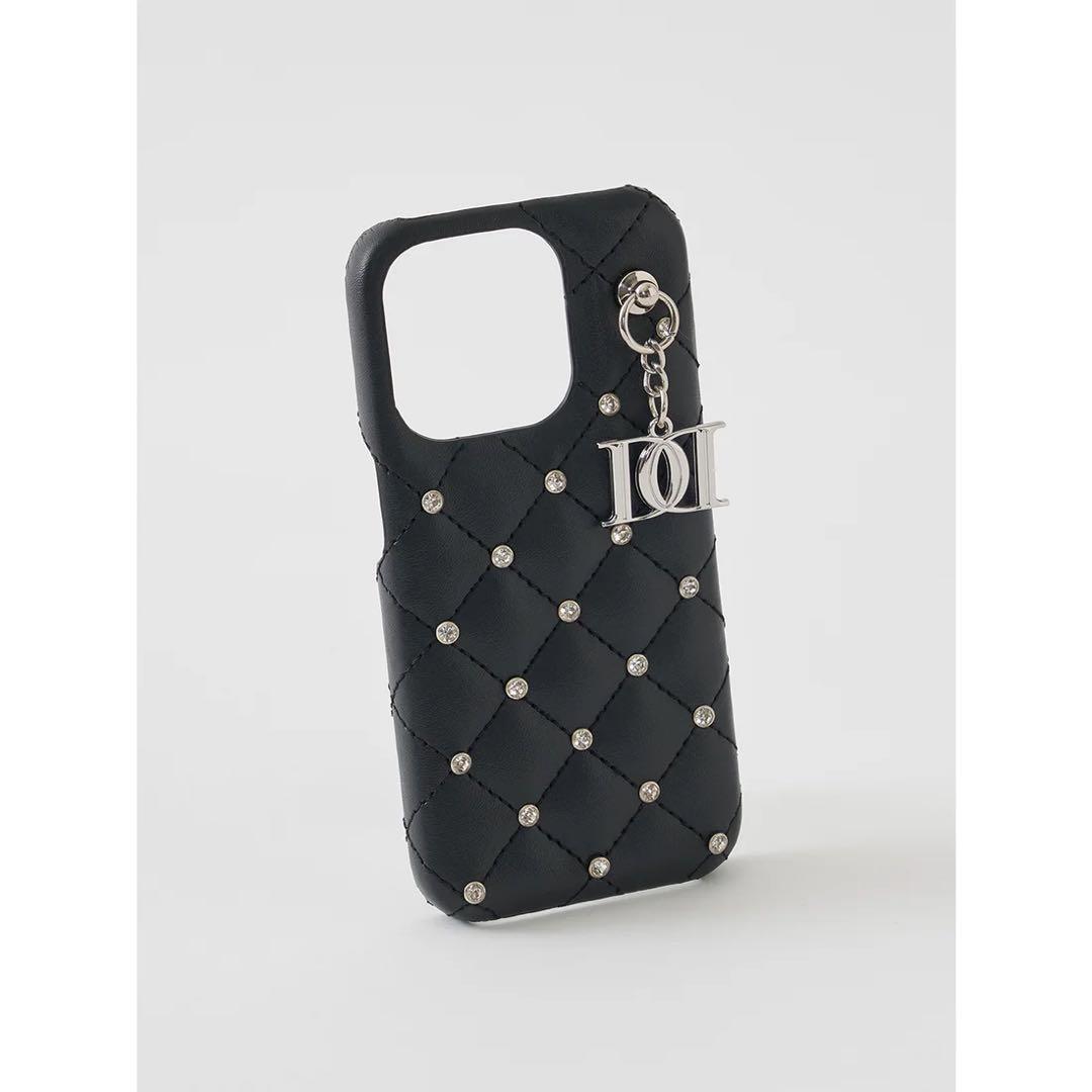 キルティングビジューDDチャームiPhoneケースDarich