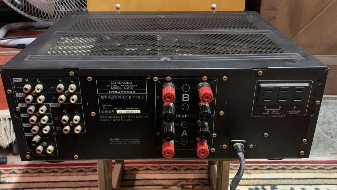 パイオニアプリメインアンプ　A-616 電源は確認済み 現状品 パイオニアプリメインアンプ A-616 電源は確認済み 現状品 アンプ