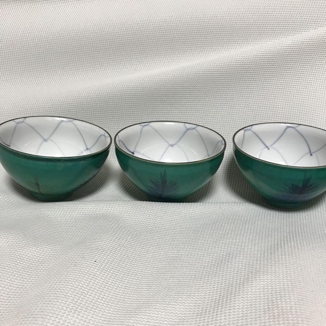 九谷焼 湯のみ茶碗