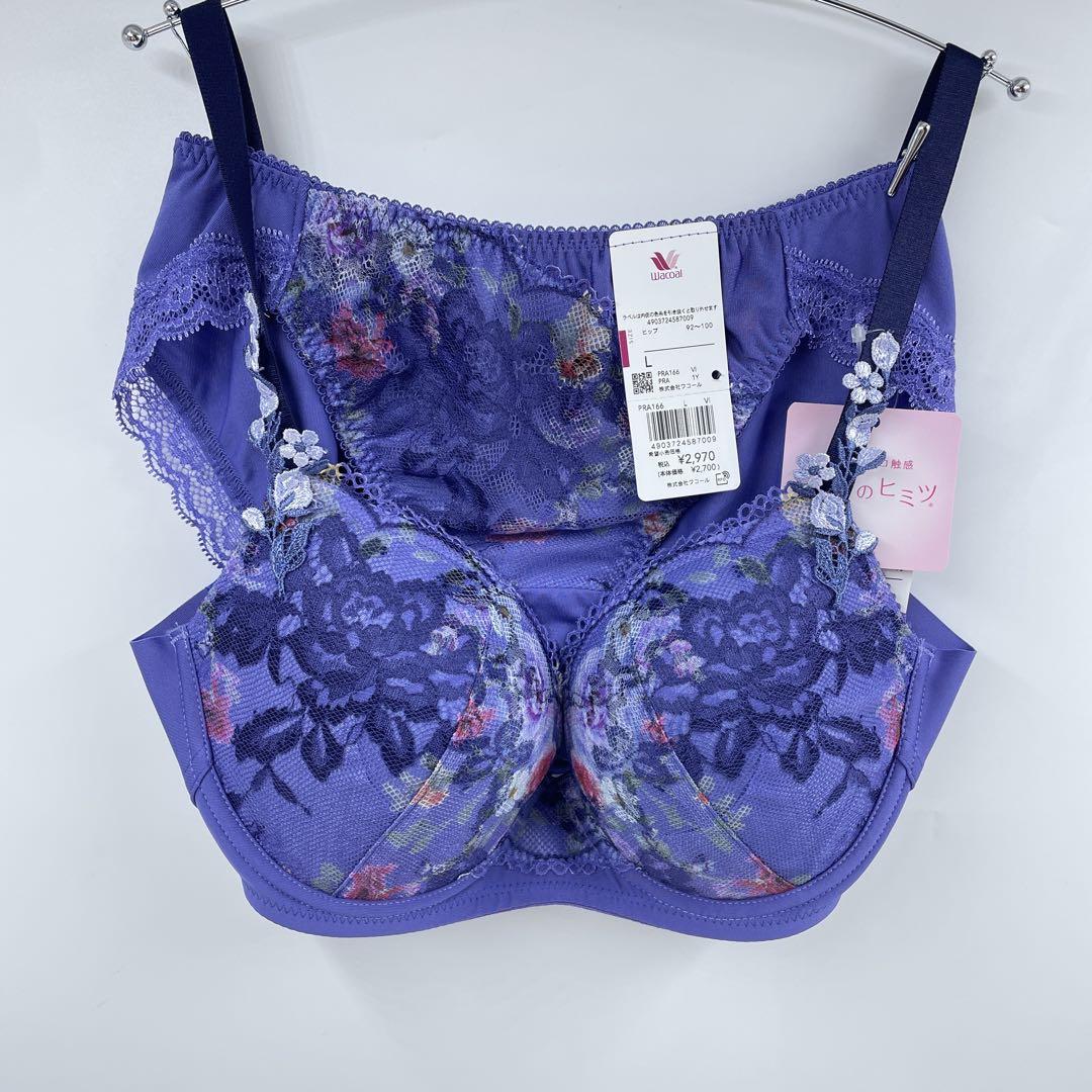 E75-L ワコールブラジャーショーツ上下セット　女神のヒミツ ワコールブラジャーショーツ上下セット 女神のヒミツE75-L