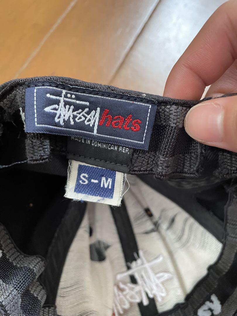 old Stussy ブラックキャップ S-M