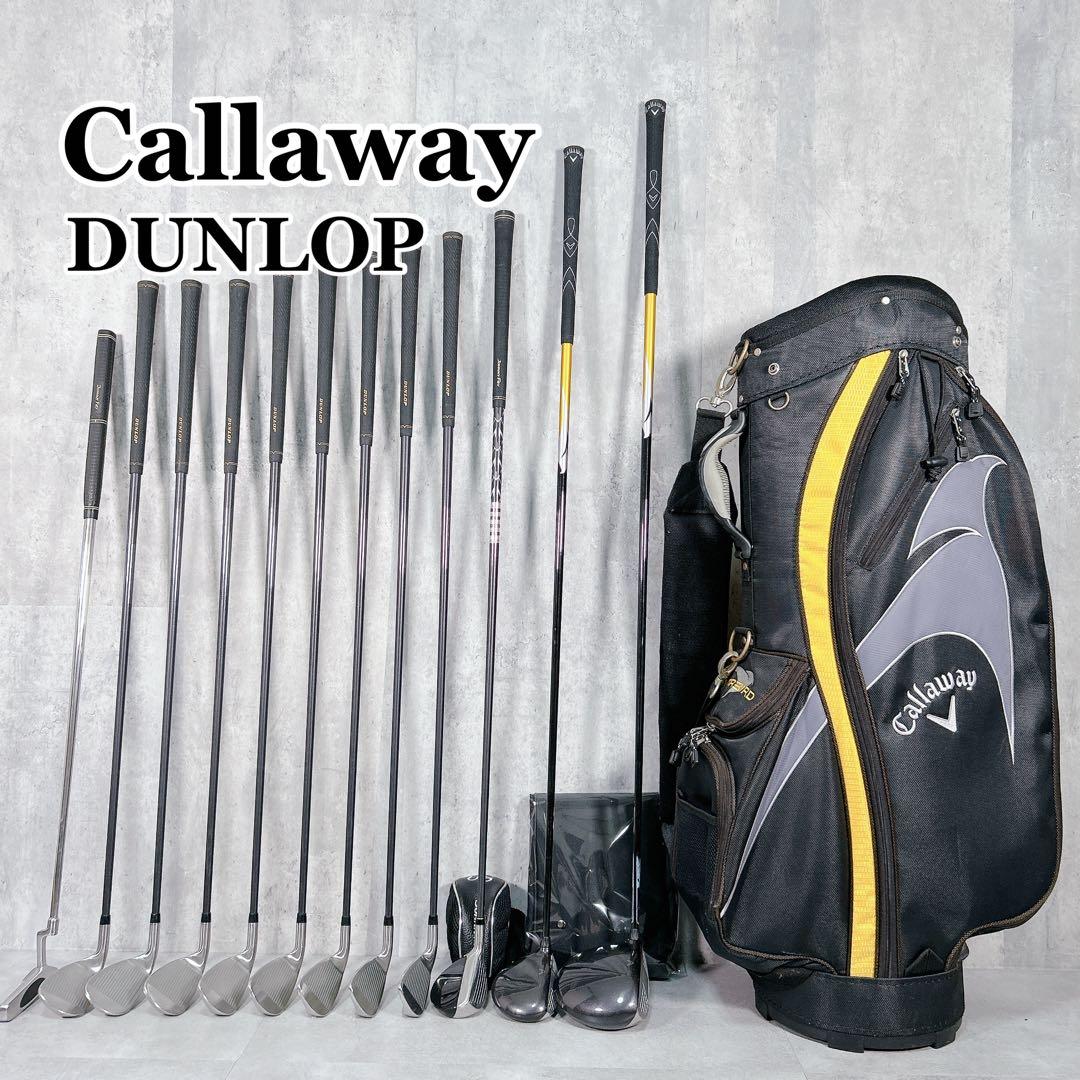 X490 Callaway DUNLOP メンズ ゴルフ クラブ セット 13点