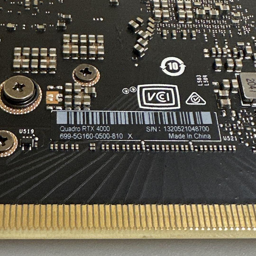 グラフィックボード・グラボ・ビデオカード NVIDIA QUADRO RTX 4000