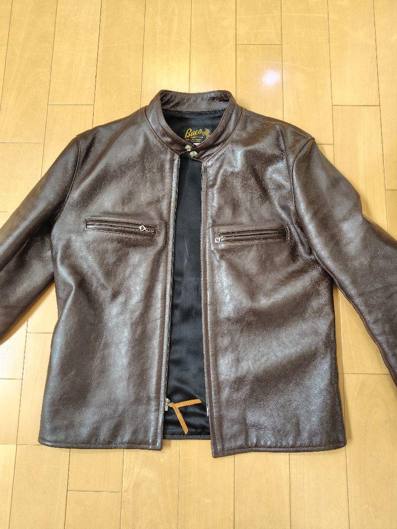 Buco J100 レザーホースハイド シングルライダースジャケット サイズ40