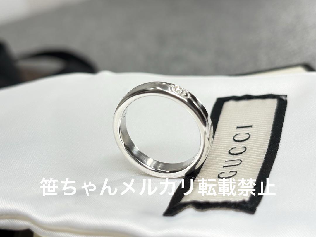 グッチ　ダイアゴナル　リング