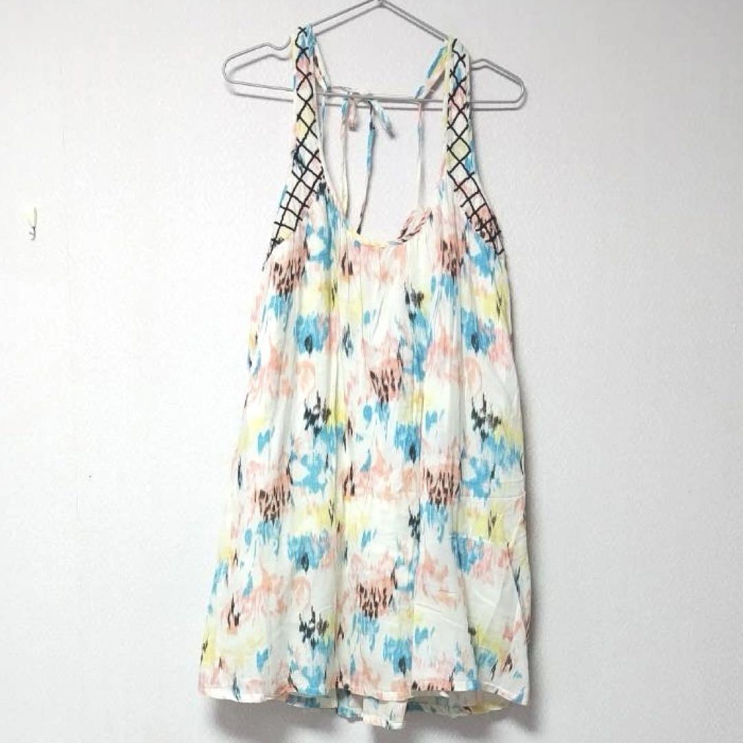 L 新品　ROXY ロキシー　レディース　キャミソール　ワンピース