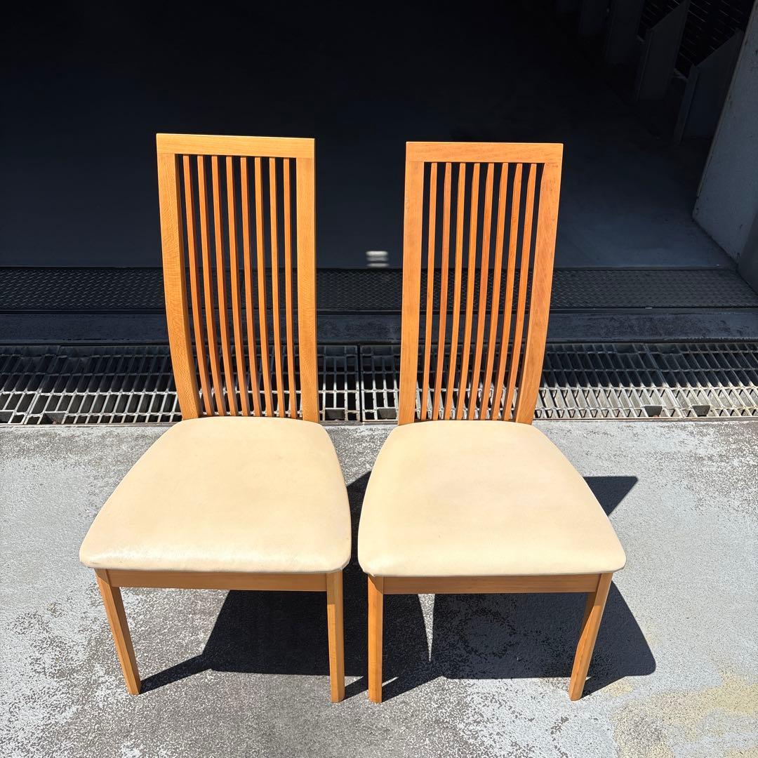 天然木ダイニングチェア