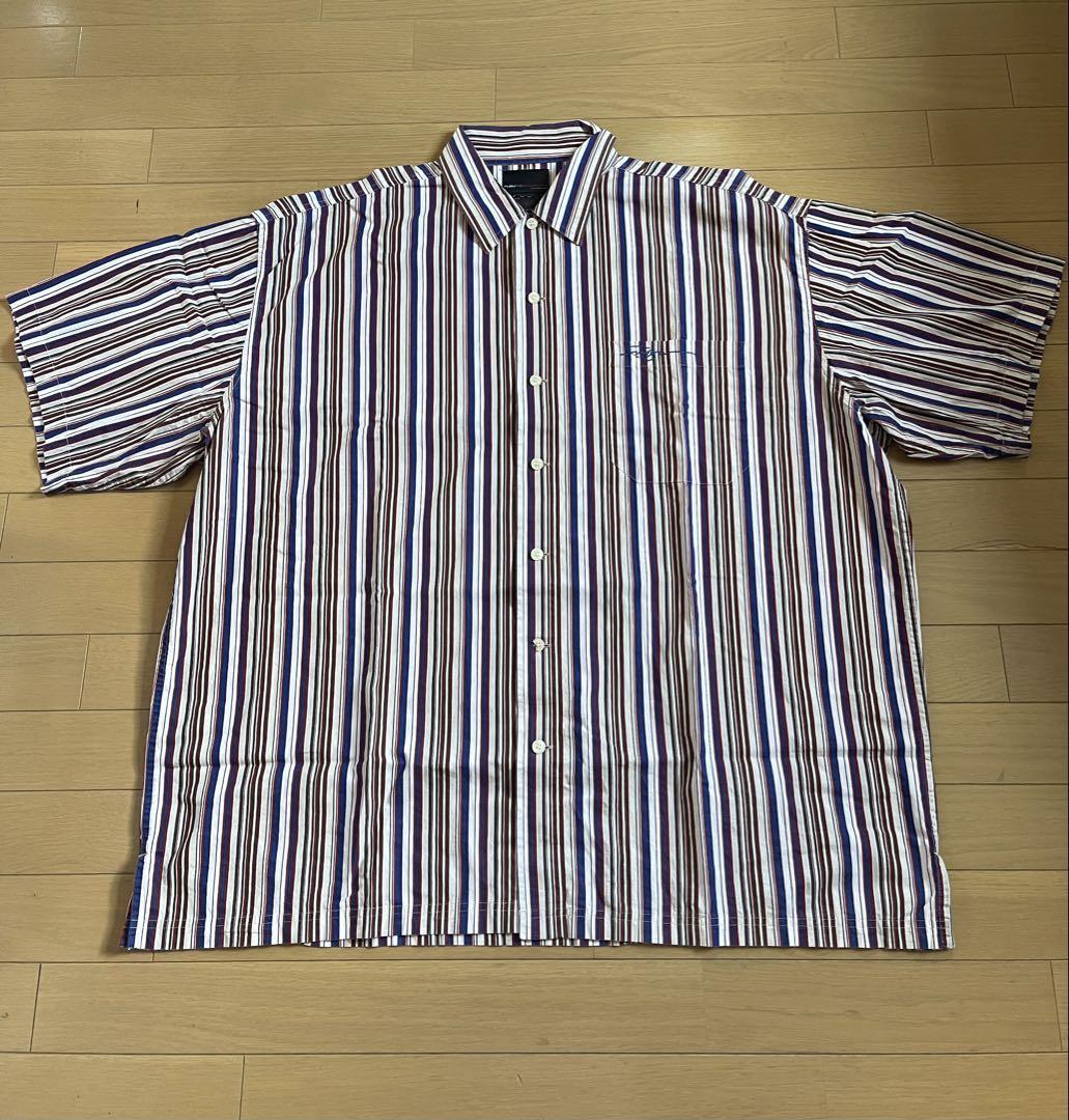 フブ FUBU シャツ 超ビックサイズ ストライプ 3X