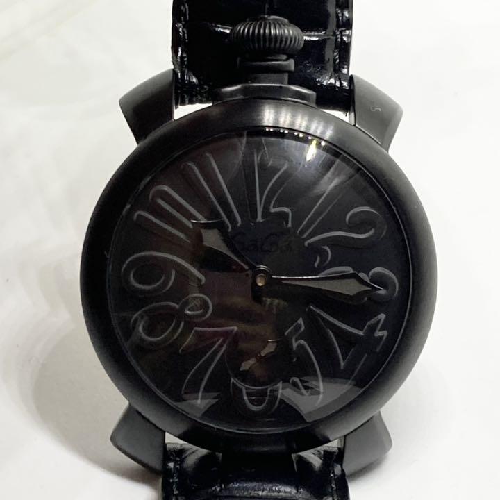 特別価格 美品 稼働品 ガガミラノ マヌアーレ 48mm 手巻き式 5012 2 腕時計 第1位獲得 Webrothers Com Br
