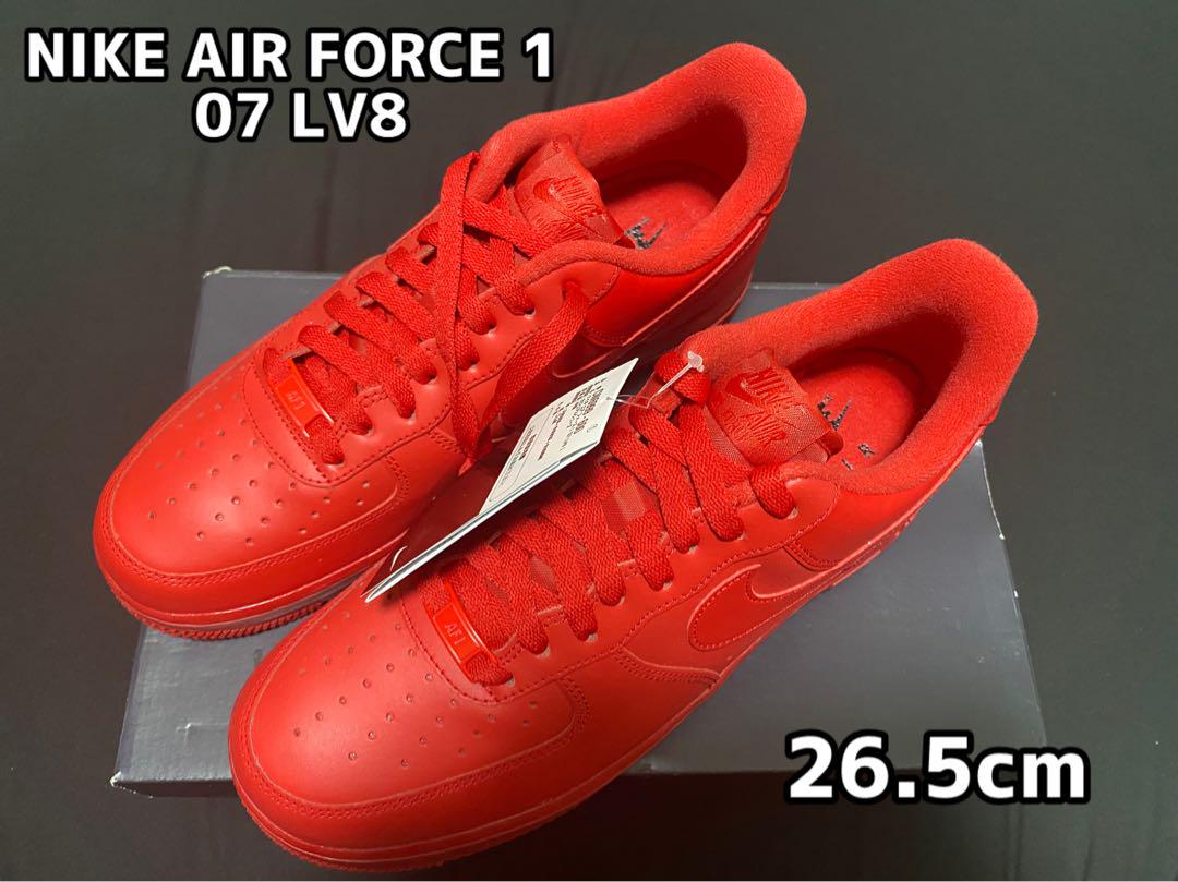 26.5cm】NIKE AIR FORCE 1 07 LV8 RED