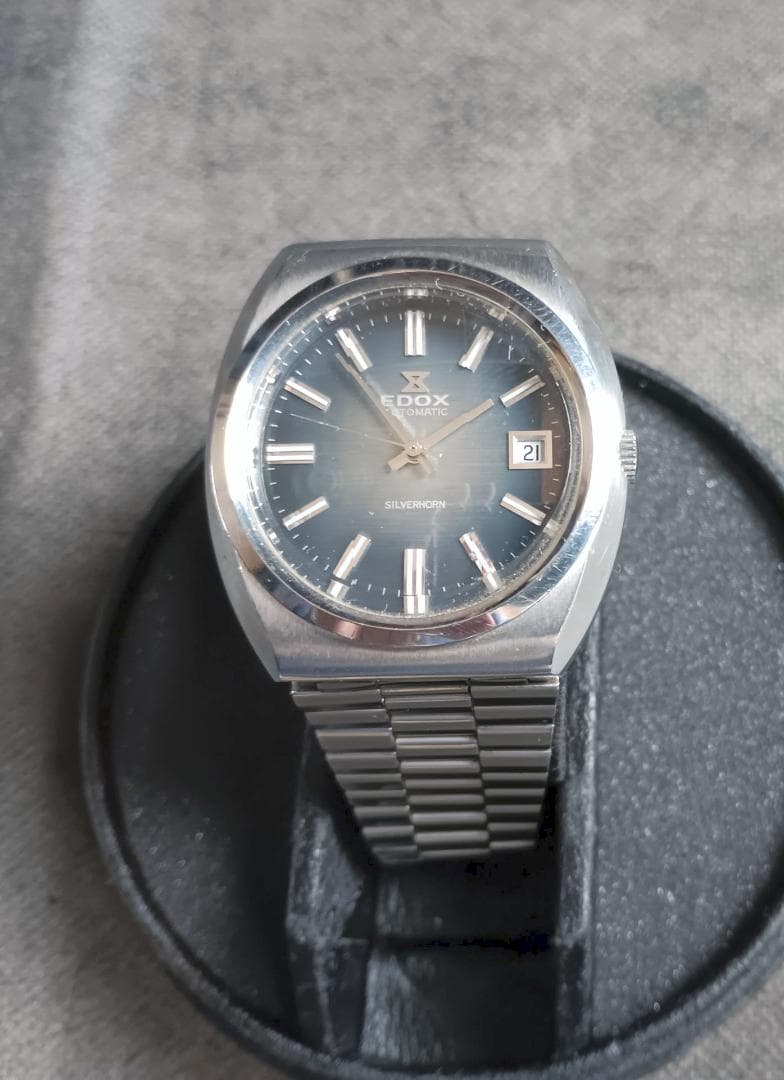 EDOX SILVERHORN 自動巻き時計 ヴィンテージ EDOX SILVERHORN 自動巻き時計 ヴィンテージ