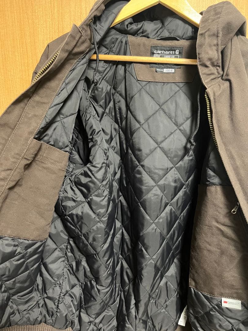 Carhartt アクティブジャケット ダークブラウン Mサイズ Carhartt アクティブジャケット ダークブラウン Mサイズ