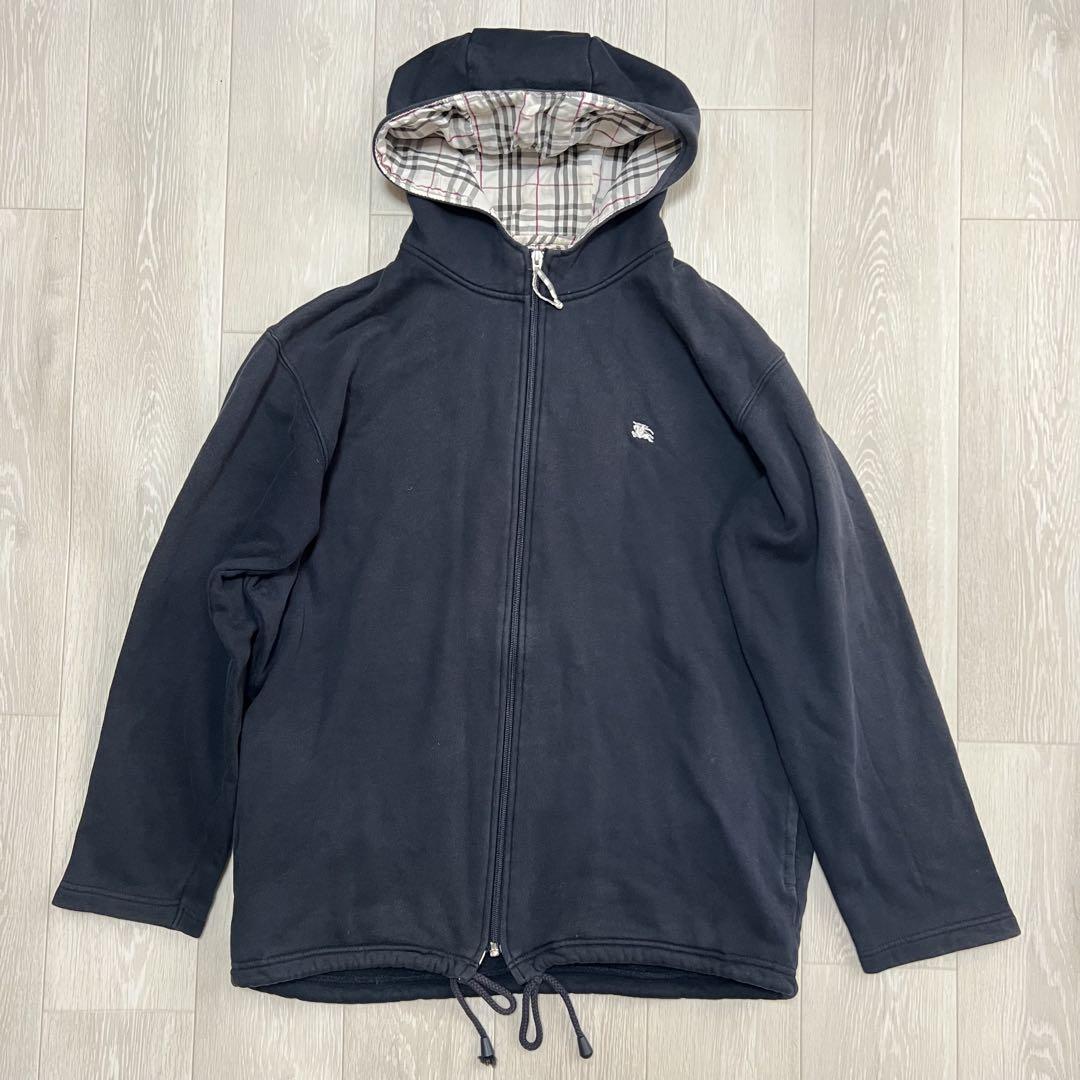 大きな取引 ノバチェック バーバリー BURBERRY トップス フード パーカー トップス