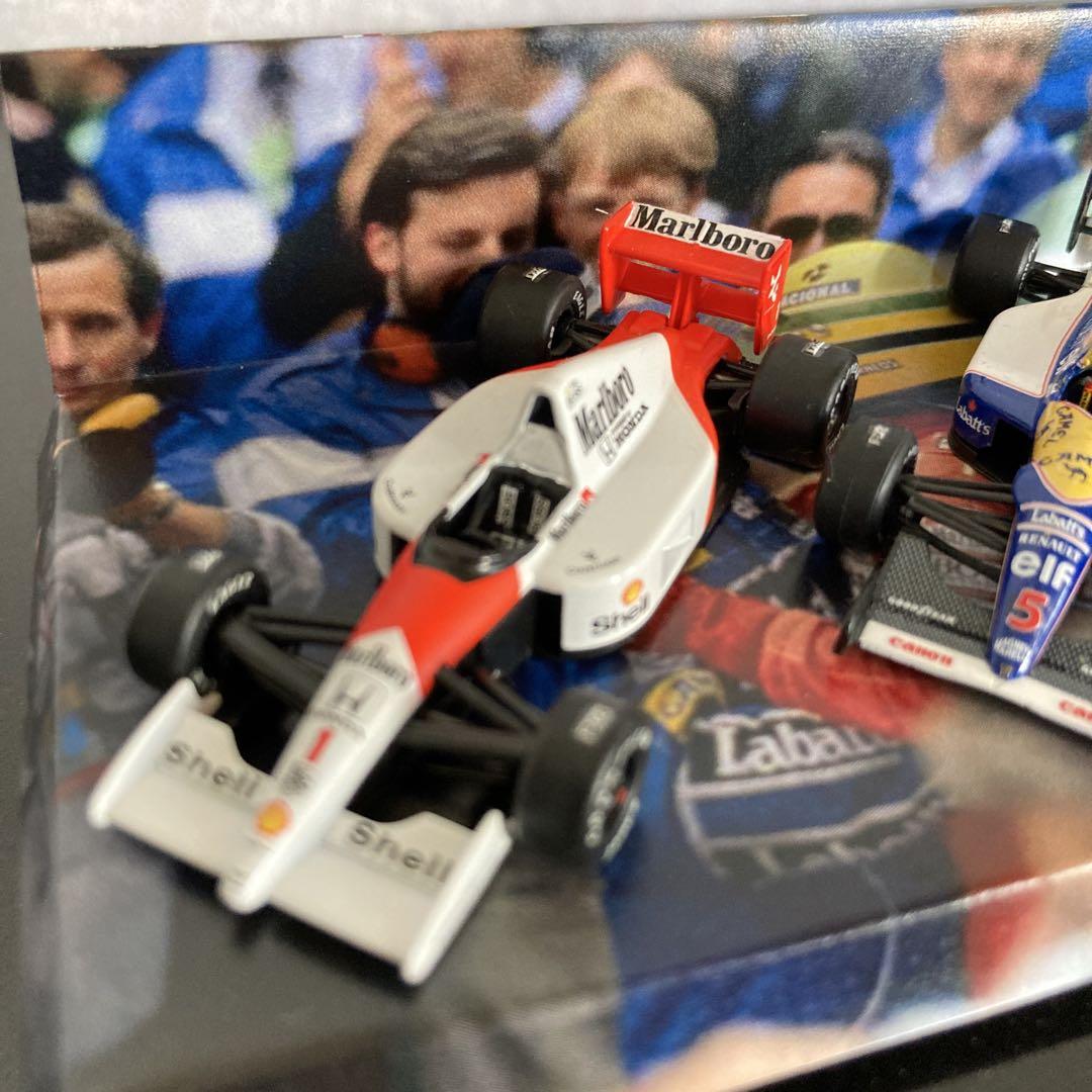 F1 MP4/6 FW14 アイルトンセナ マンセル ケースは ミニチャンプス