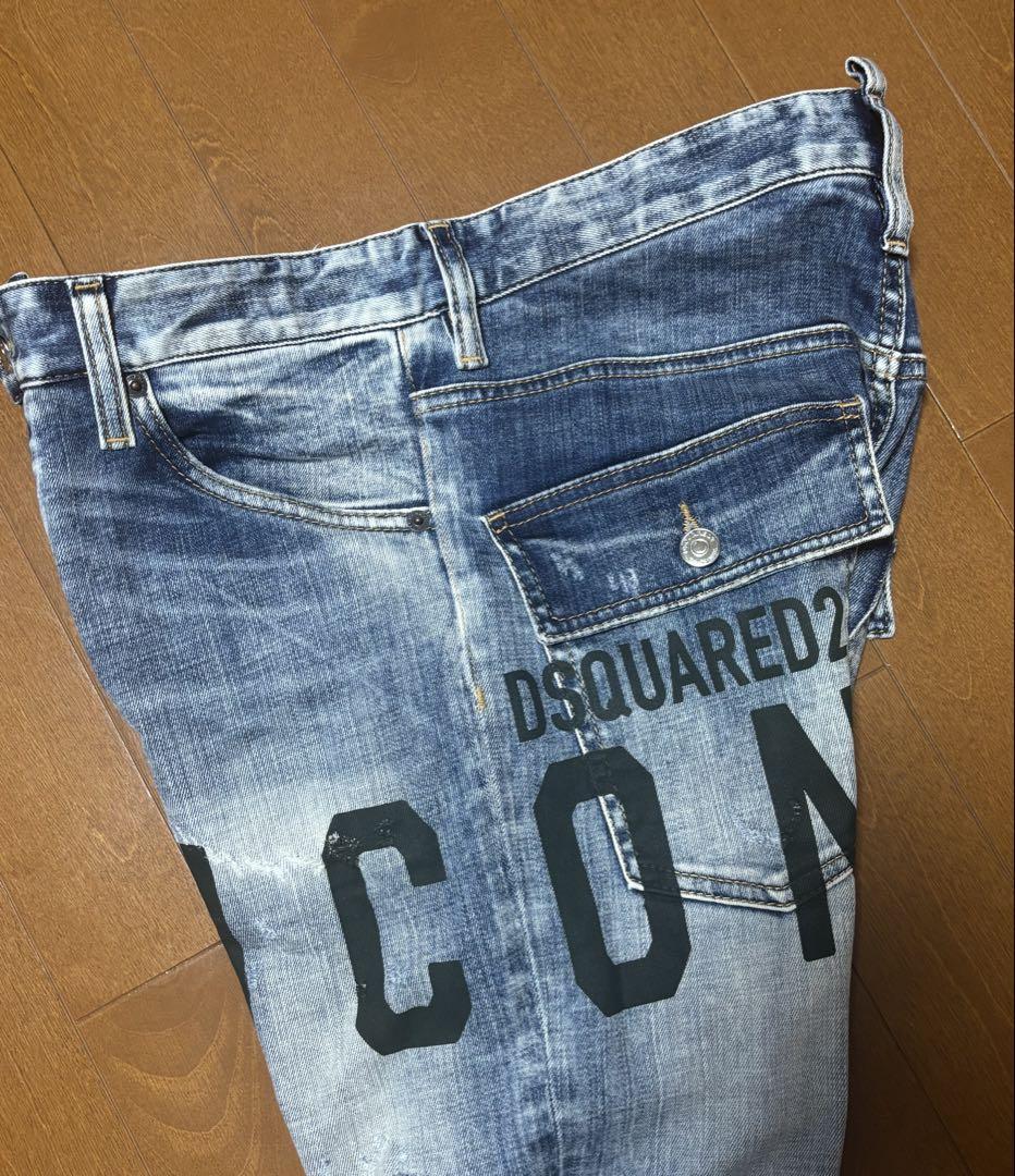 【超美品 希少 完売品】DSQUARED2 クールガイ ICON ブルーデニム